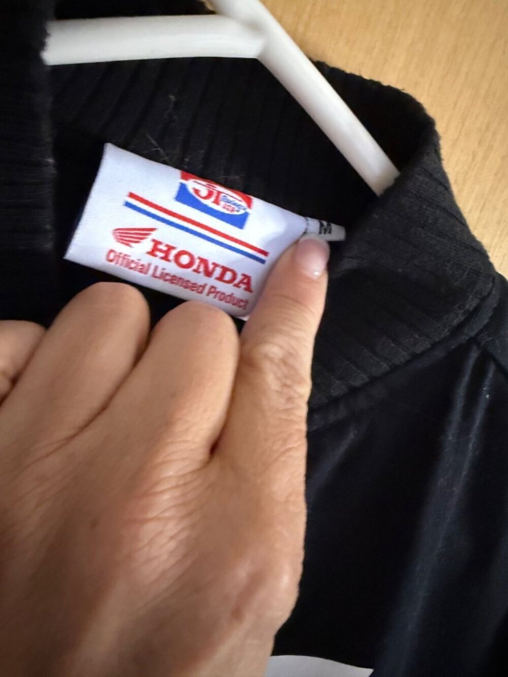 JT Racing Womens Vintage-style Honda Racing Bomber Jacket Size Medium Motocross - Picture 8 of 11